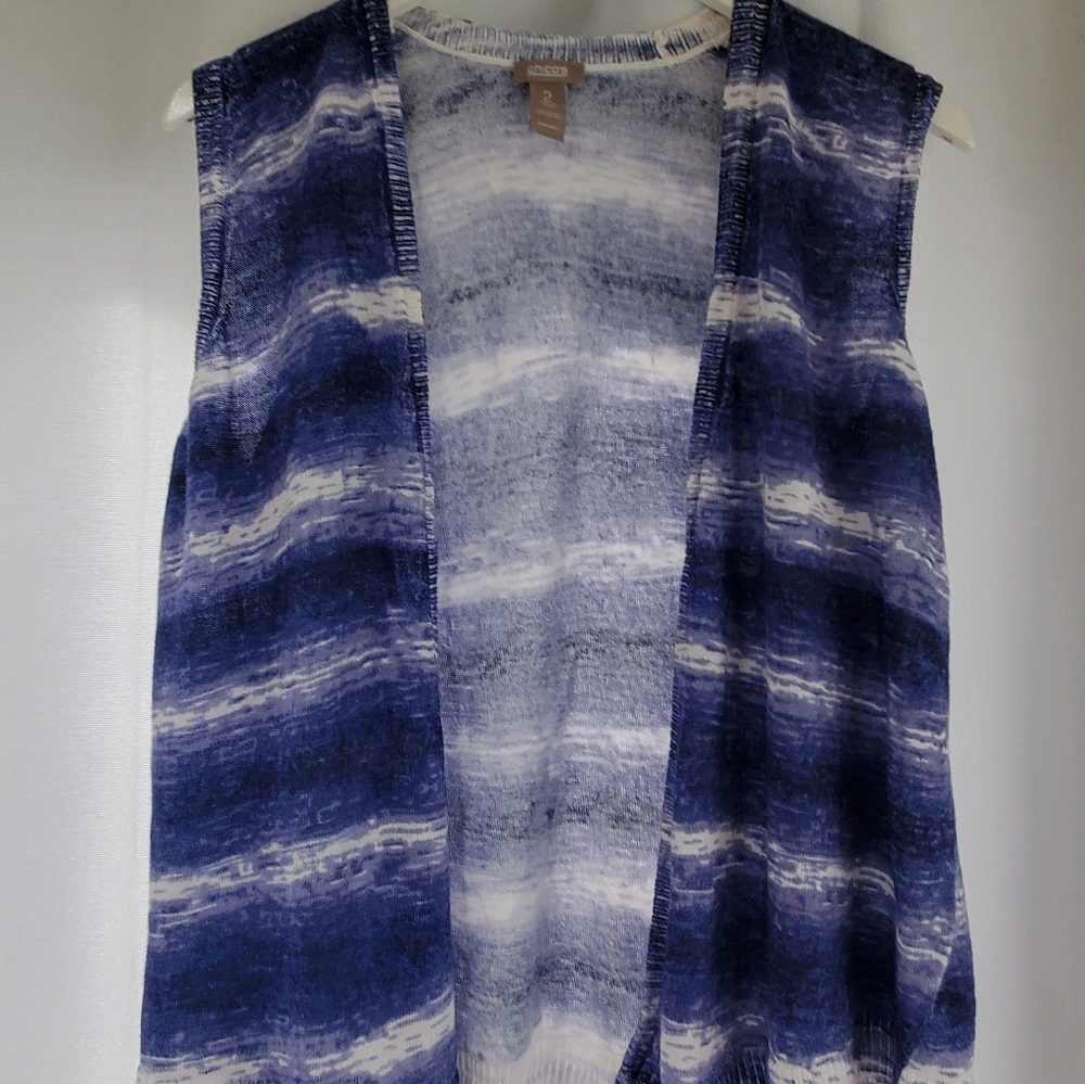 Chico's sleeveless cardigan